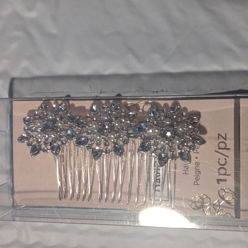 rhinestone hair comb